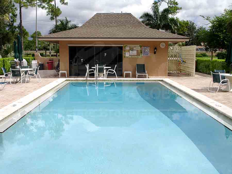Augusta Court Community Pool, Clubhouse and Sun Deck Furnishings